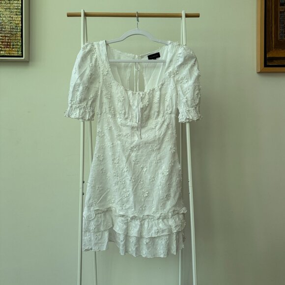 Majorelle White Floral Mini Dress NEVER WORN - Size XS - Picture 2 of 5